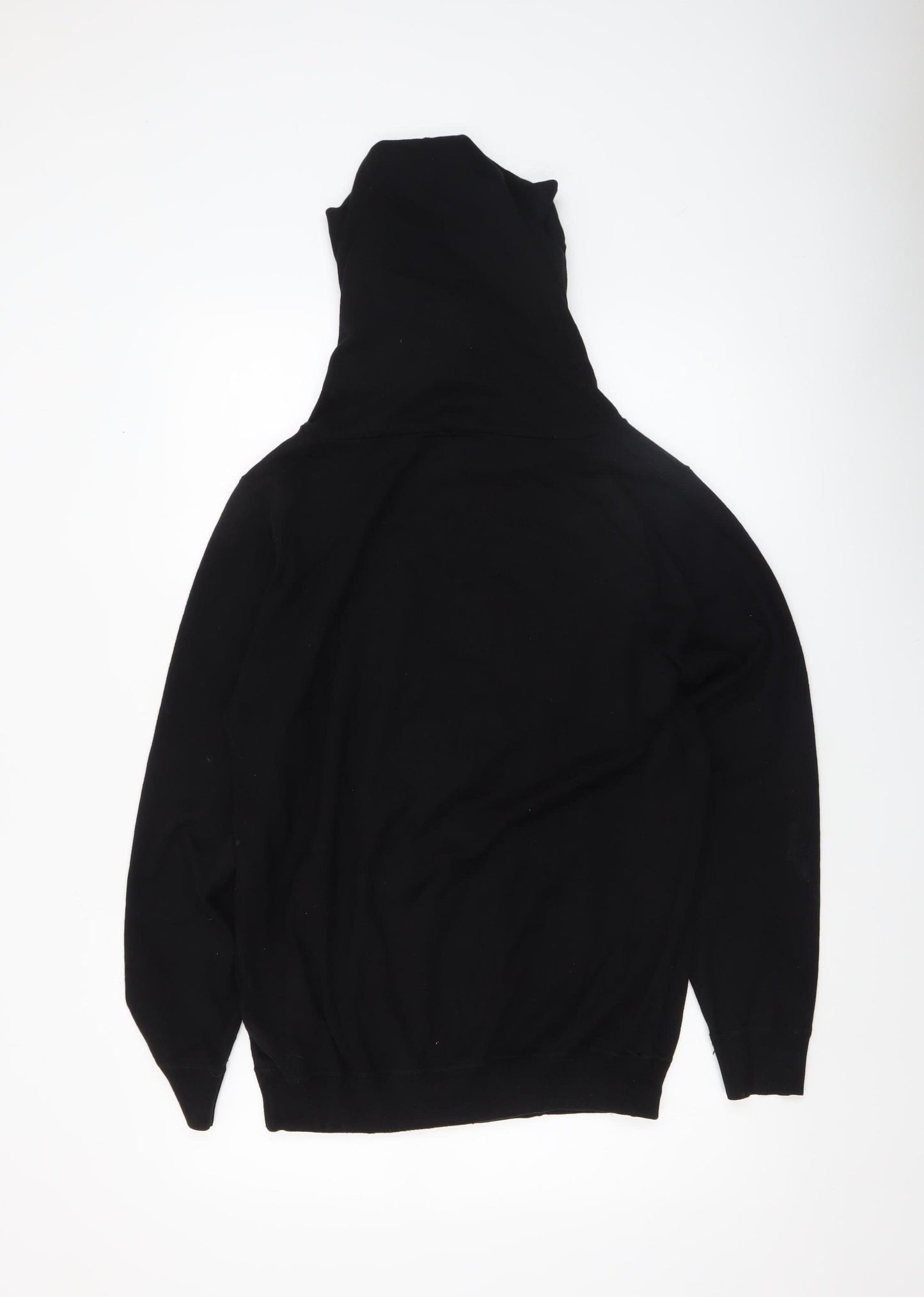 Next Men's Black Hooded Pullover Knit Jumper Size M