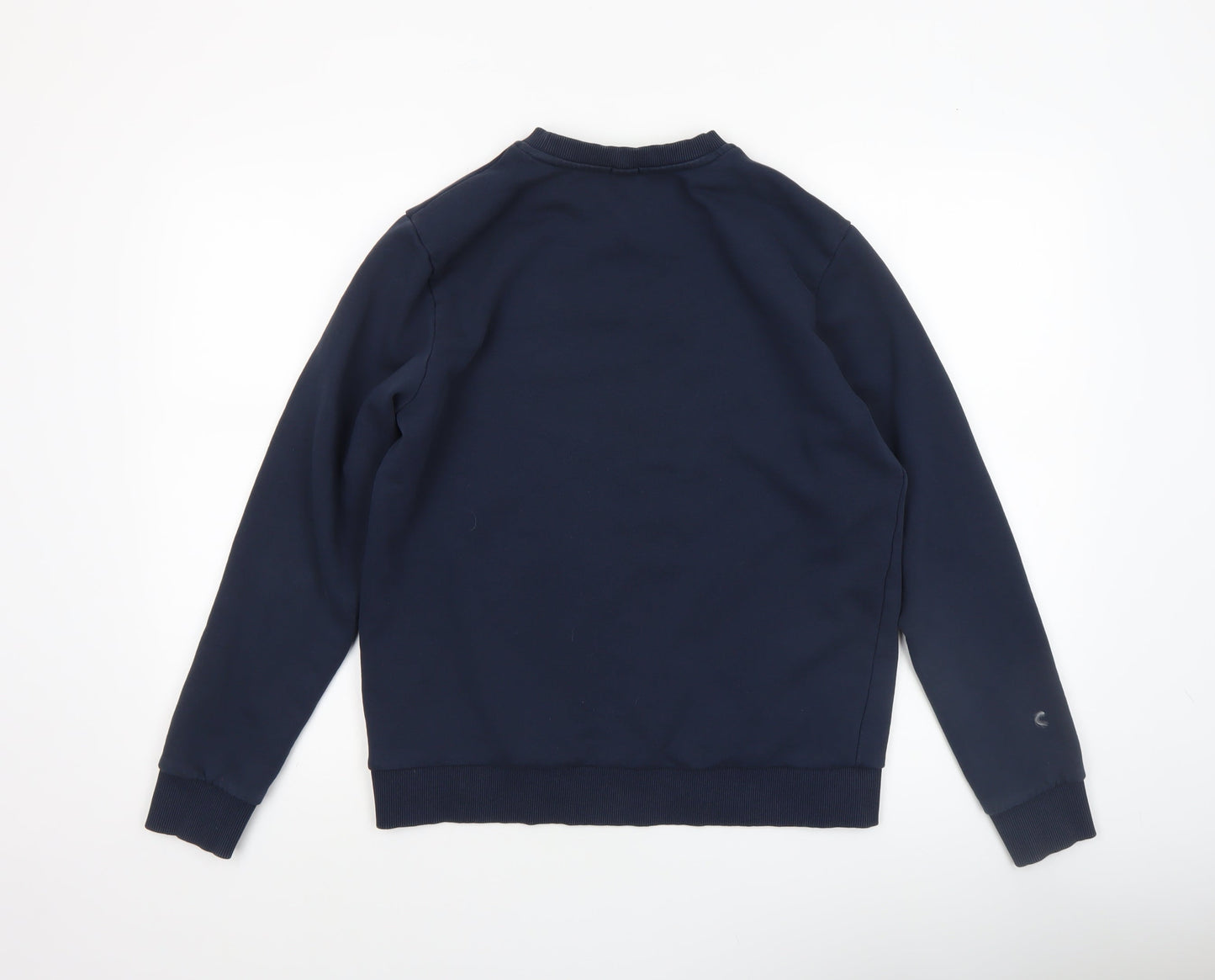 Hugo Boss Men's Blue Regular Fit Logo Sweatshirt Size S