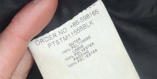Peter Storm Men's Black XS Puffer Hooded Jacket Insulated Outdoor