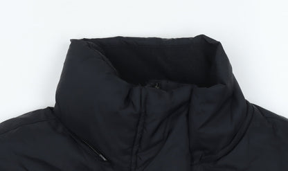 Levi's Women's Black Puffer Jacket Small Polyester Zip Winter Warm Coat