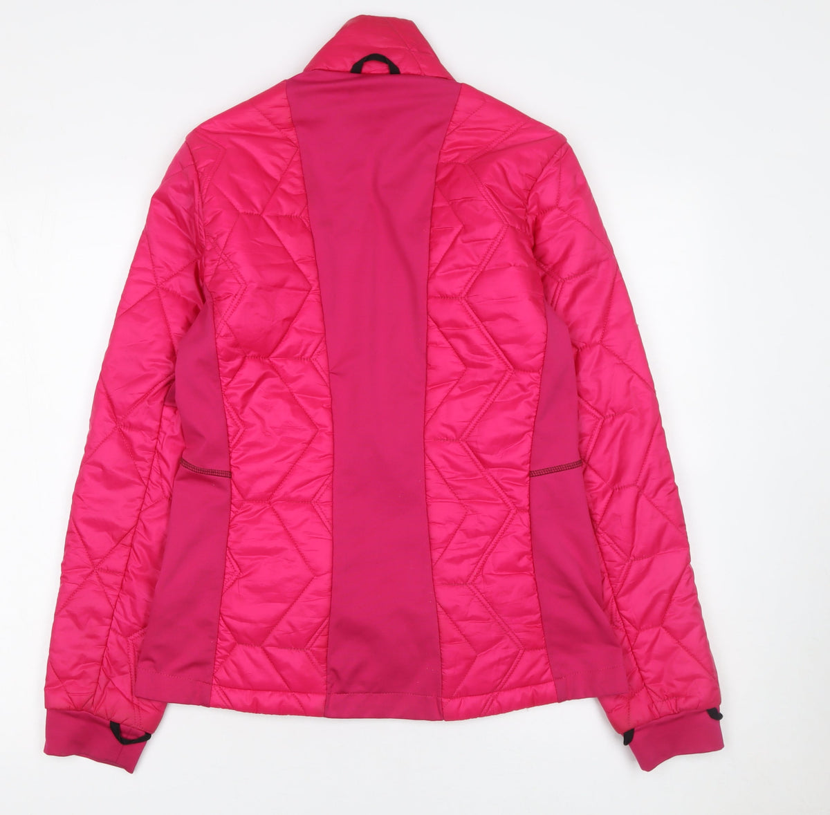 Quechua Women's Pink Size 8 Slim Fit Insulated Full Zip Hiking Jacket