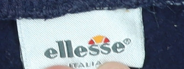 Ellesse Men's Blue Jogger Sweatpants Medium Tapered Fit