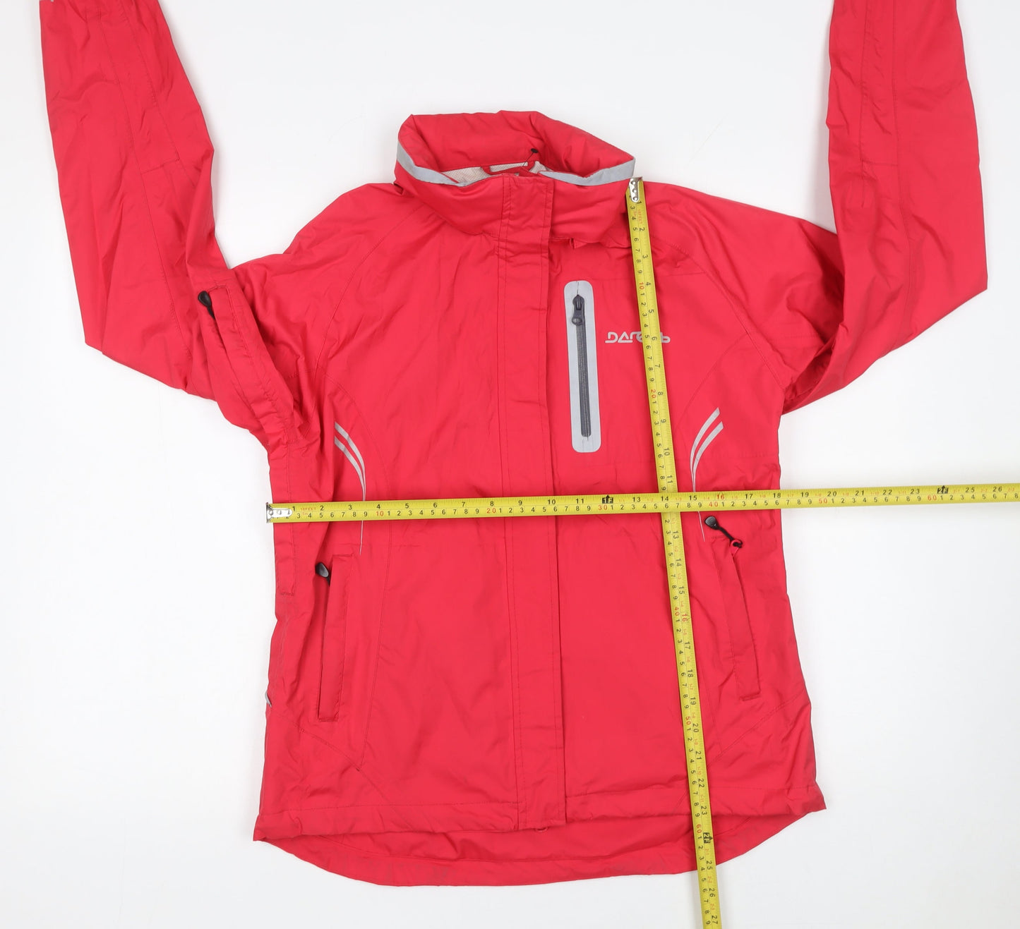 Dare 2b Women's Red Waterproof Lightweight Outdoor Rain Jacket UK 12