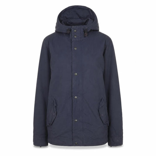 FatFace Womens Blue Hooded Parka Jacket Size S Cotton Blend