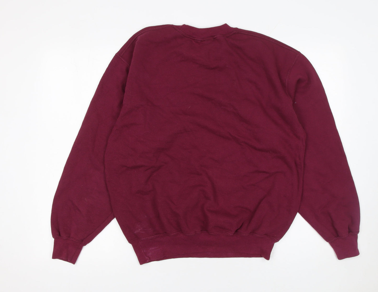 Fruit of the Loom Star Wars Women's Burgundy Christmas Sweatshirt Medium