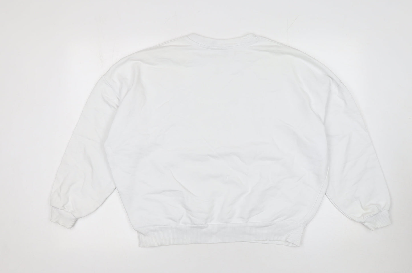 ASOS Design Women White Cotton Grand Canyon Graphic Pullover Sweatshirt Size 10