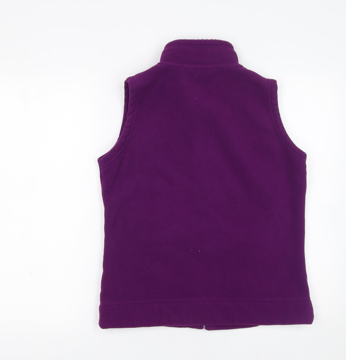 ISLE Essentials Women’s Purple Fleece Zip Waistcoat S 10-12