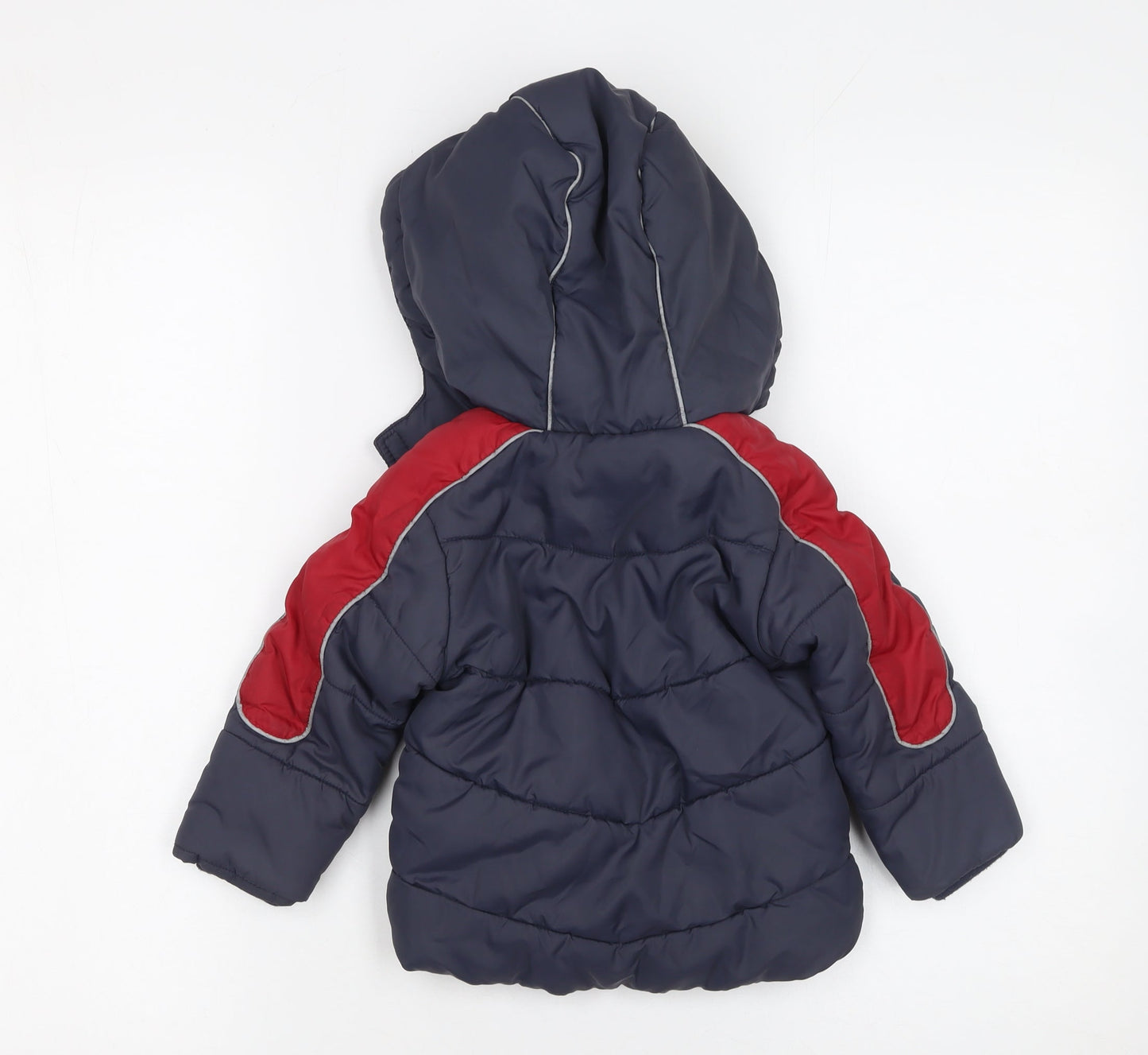 Designers at Debenhams Boys Blue Hooded Puffer Jacket 12-18 Months
