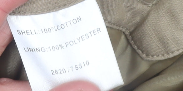 Bosideng Men's Beige Cotton Full Zip Casual Jacket Size L
