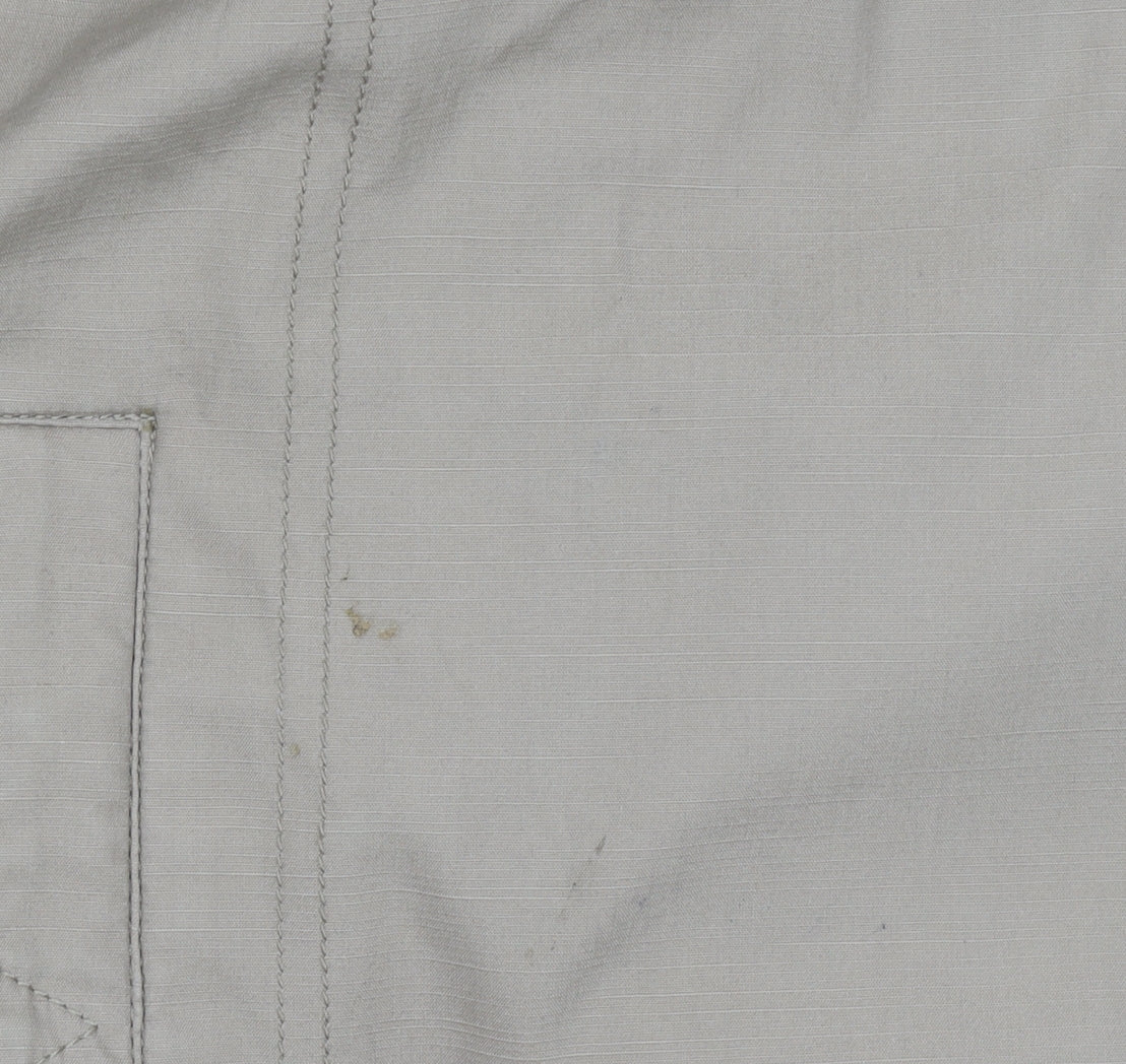 Bosideng Men's Beige Cotton Full Zip Casual Jacket Size L