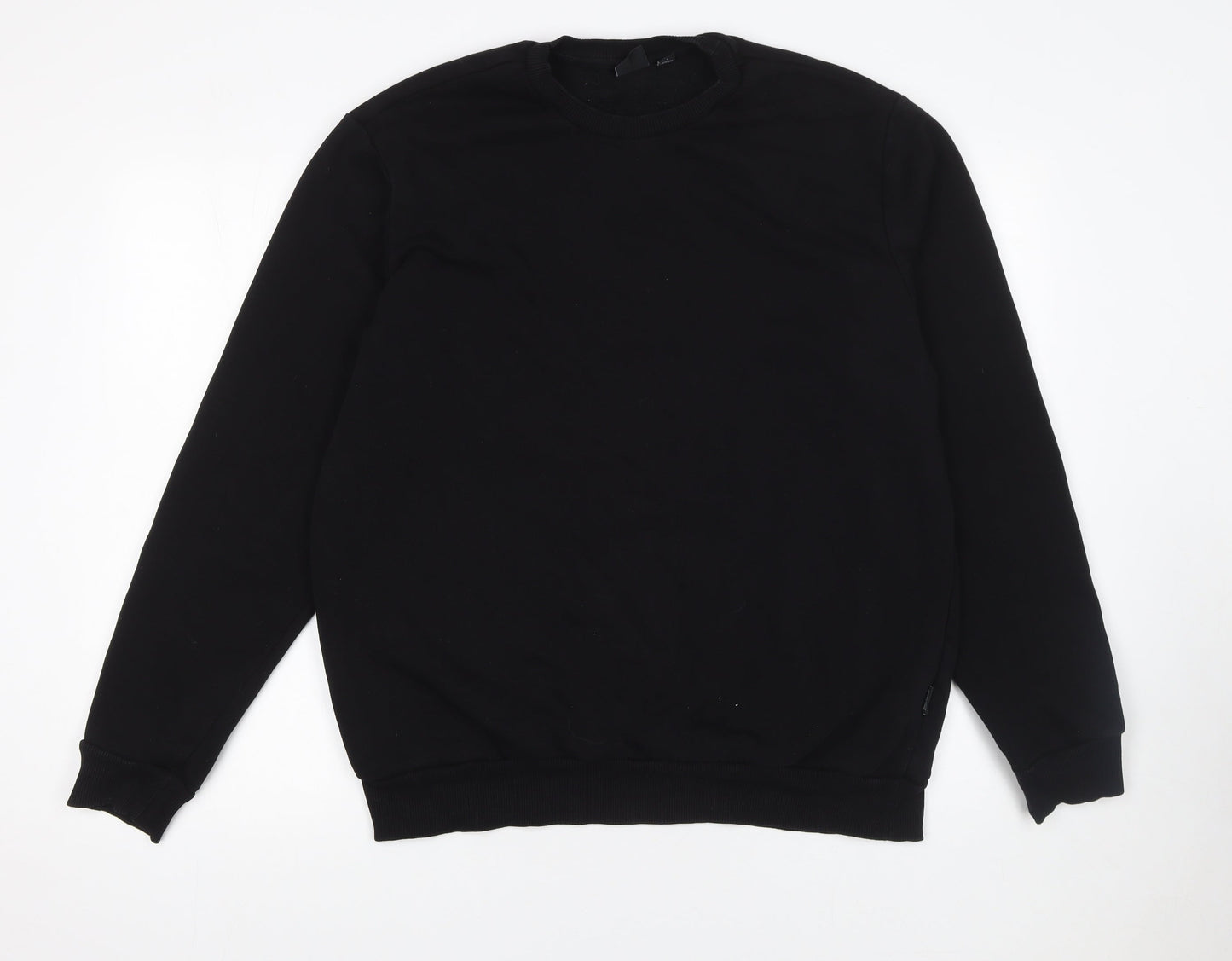ONLY & SONS Men's Black Crew Neck Pullover Sweatshirt Size L
