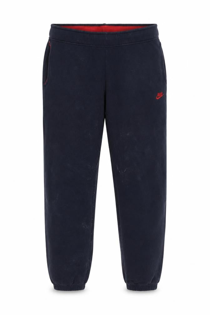 Nike Men’s Blue Jogger Sweatpants M Cotton Blend Sportswear