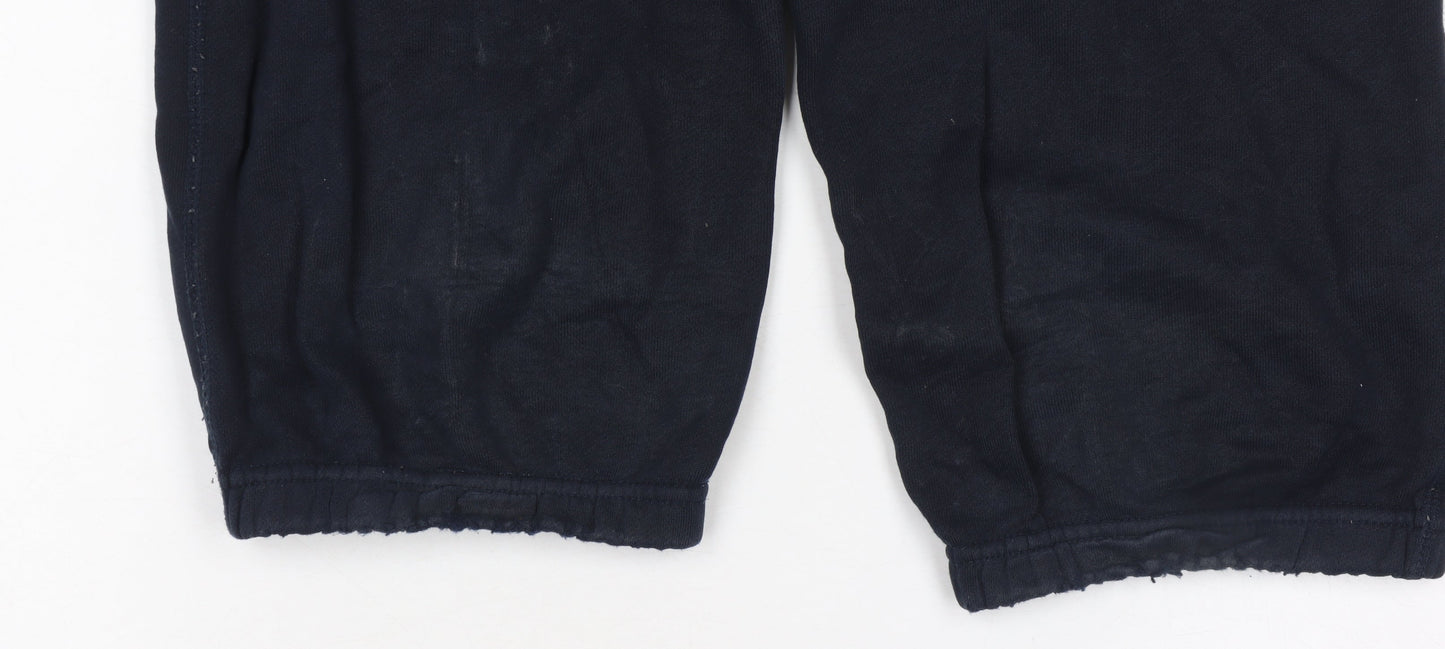 Nike Men’s Blue Jogger Sweatpants M Cotton Blend Sportswear