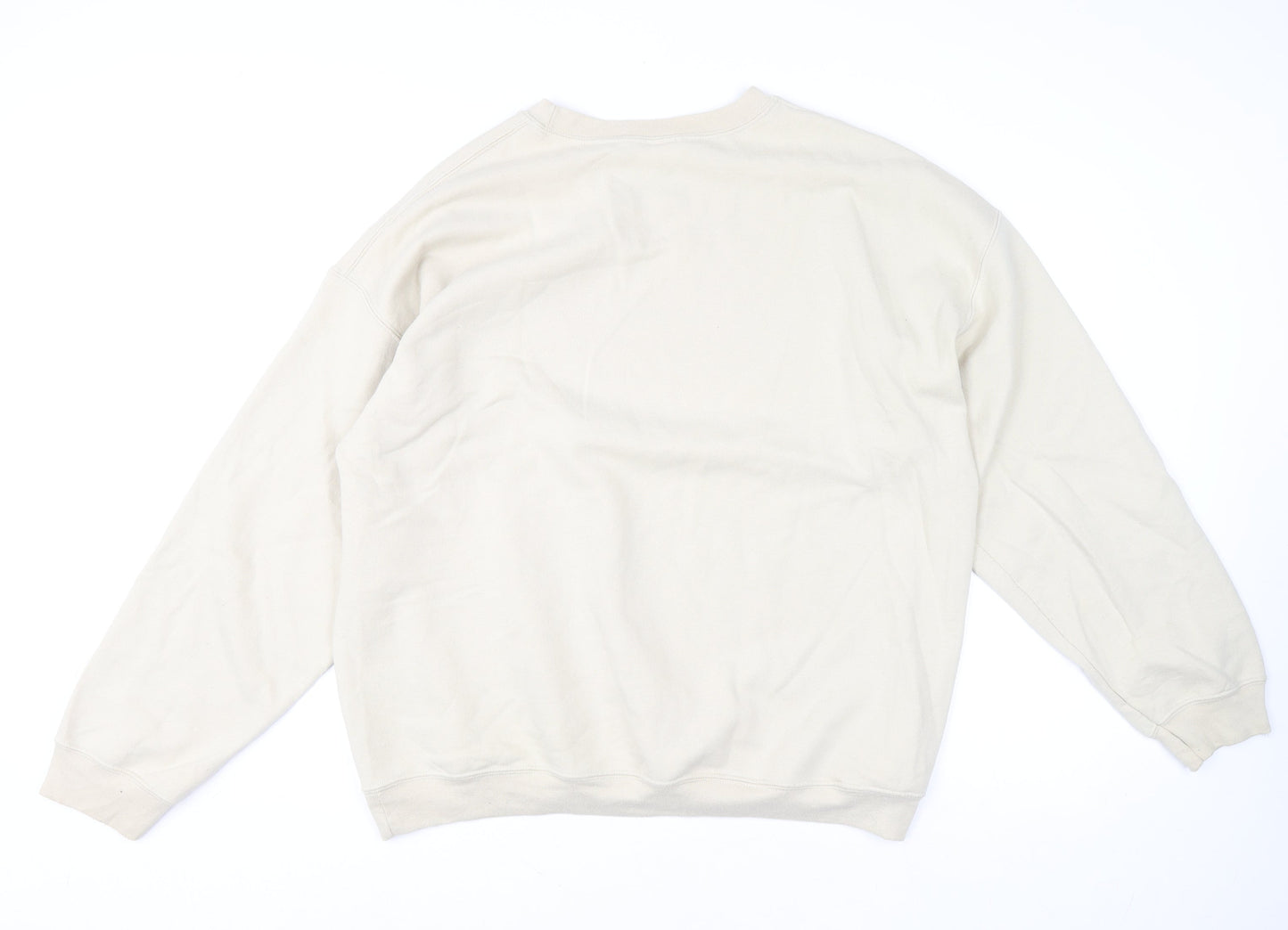 Goose & Gander Women Beige XL Pullover Sweatshirt Crew Neck Casual