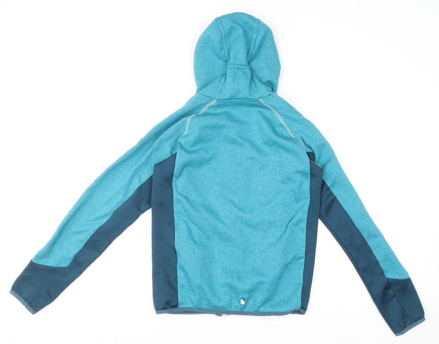 Regatta Girls Blue Full Zip Fleece Hoodie 14 Years Outdoor Activewear