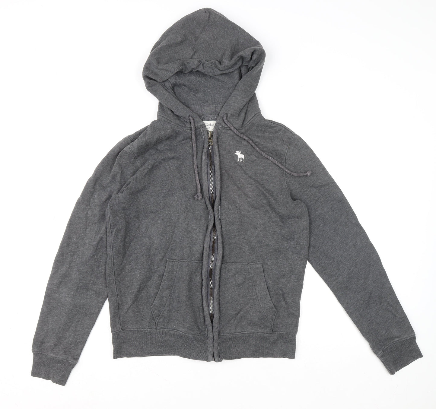 Abercrombie & Fitch Men’s Grey Full Zip Hoodie Size S