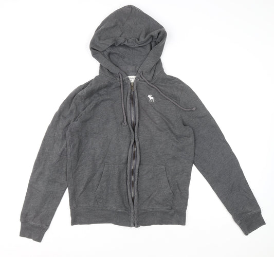 Abercrombie & Fitch Men’s Grey Full Zip Hoodie Size S
