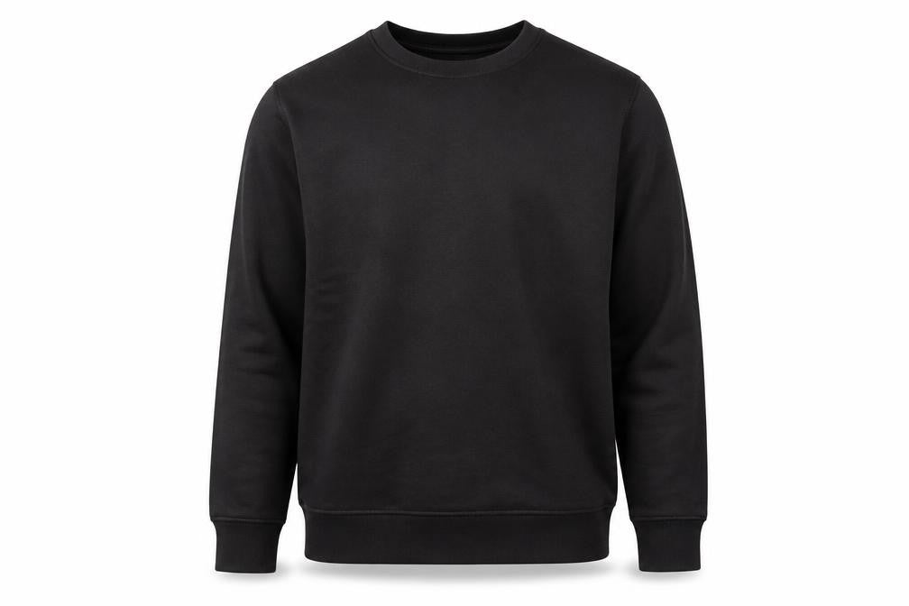 Primark Men Black Medium Pullover Sweatshirt Crew Neck Fleece