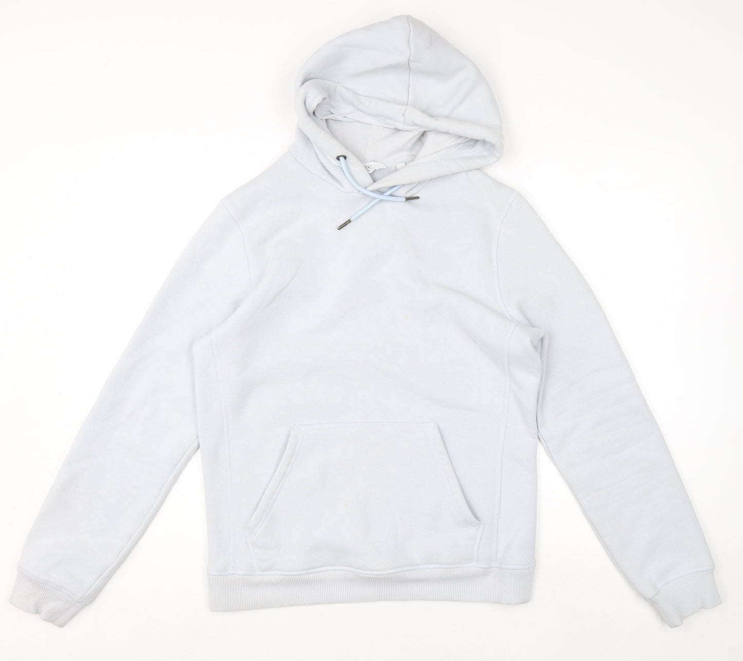 Next Women's Blue Pullover Hoodie Small Cotton Blend Soft Fleece