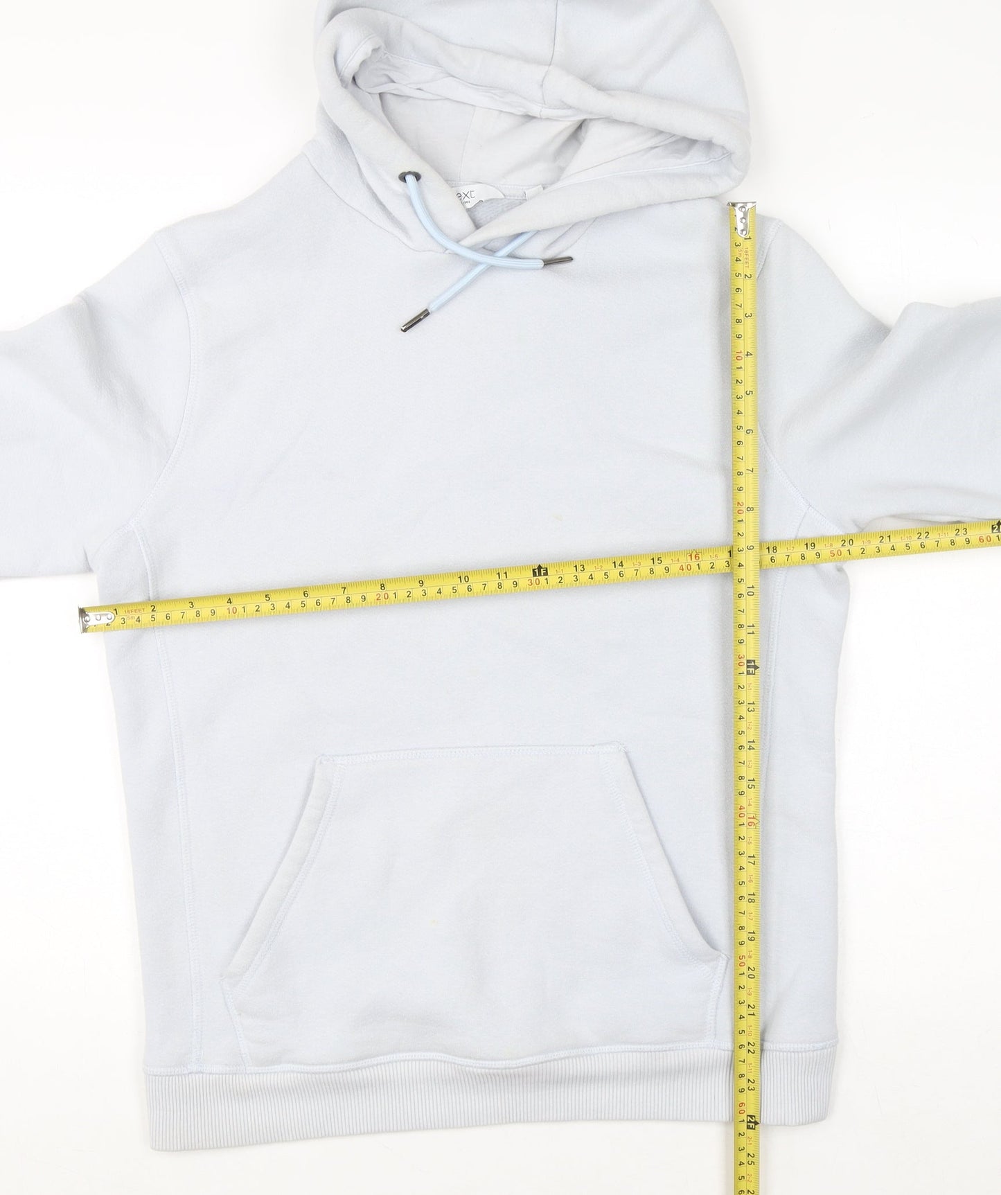 Next Women's Blue Pullover Hoodie Small Cotton Blend Soft Fleece