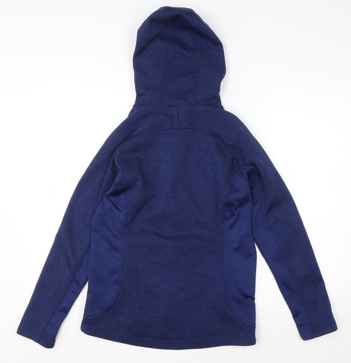 North Ridge Womens Blue Size 12 Hooded Fleece Windbreaker Jacket