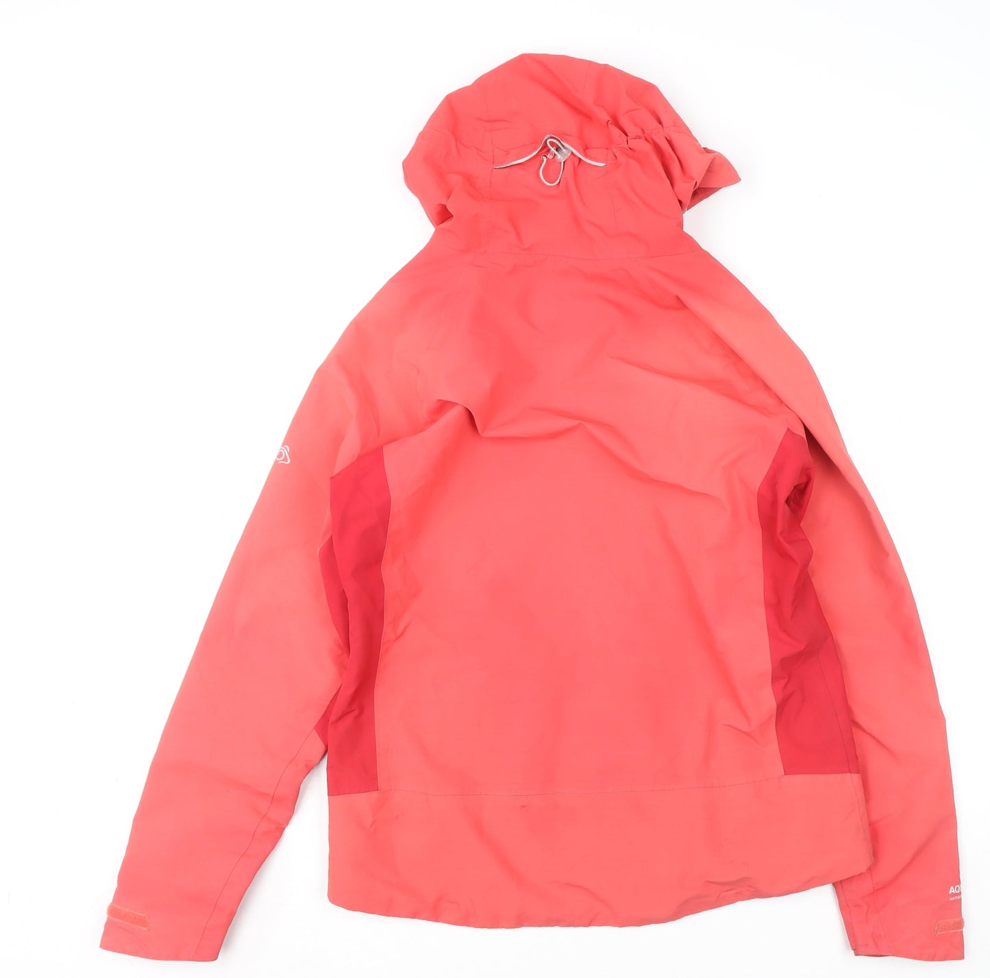 Craghoppers Women's Red Waterproof Hooded Rain Jacket UK12