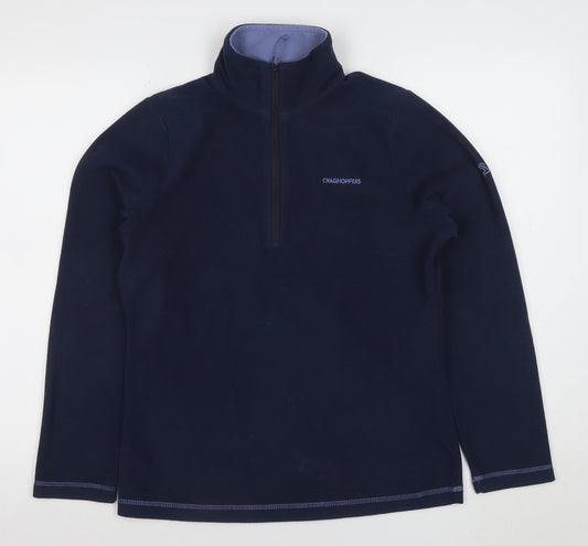 Craghoppers Men's Blue Fleece Pullover Sweatshirt S Regular Fit