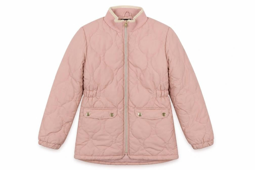 Name It Girls Pink Quilted Mid-Length Padded Jacket 10 Years