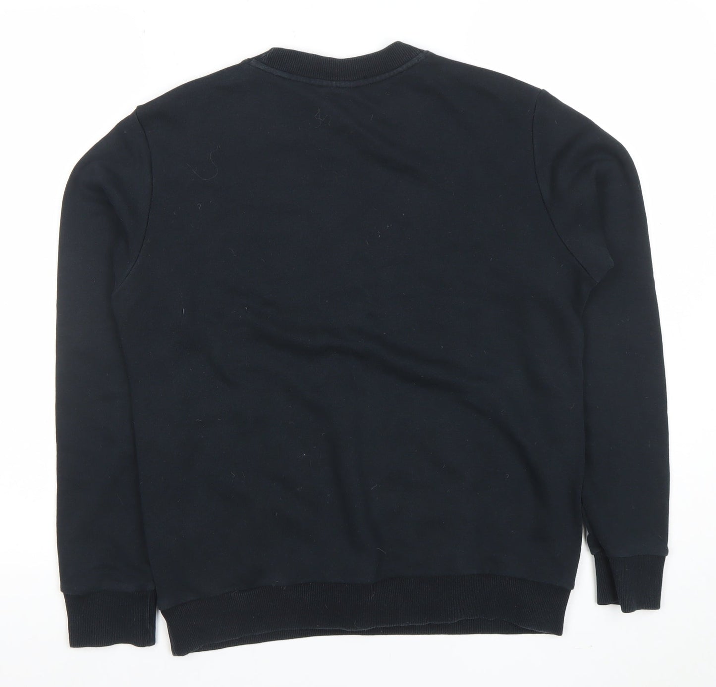 Puma Women's Black XS Crew Neck Pullover Sweatshirt with Logo