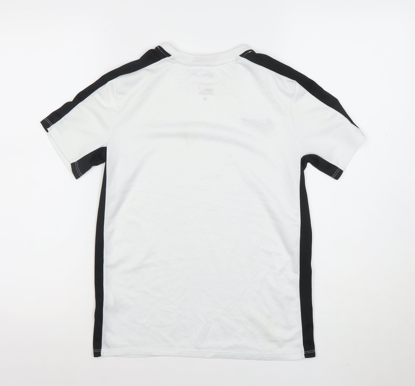Nike Boys White Dri-FIT Mesh Sports T-Shirt Size 10-11 Years