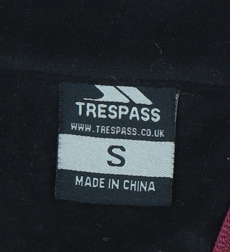 Trespass Women's Pink Fleece Full Zip Outdoor Jacket Size S