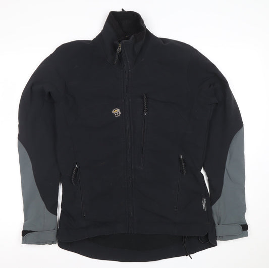 Mountain Hardwear Womens Black Softshell Jacket Size 10 Windproof
