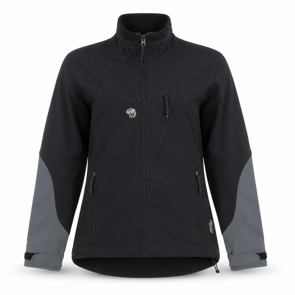 Mountain Hardwear Womens Black Softshell Jacket Size 10 Windproof