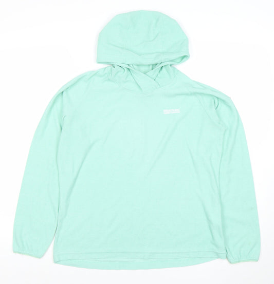 Regatta Women Mint Green Size 14 Hooded Pullover Sweatshirt