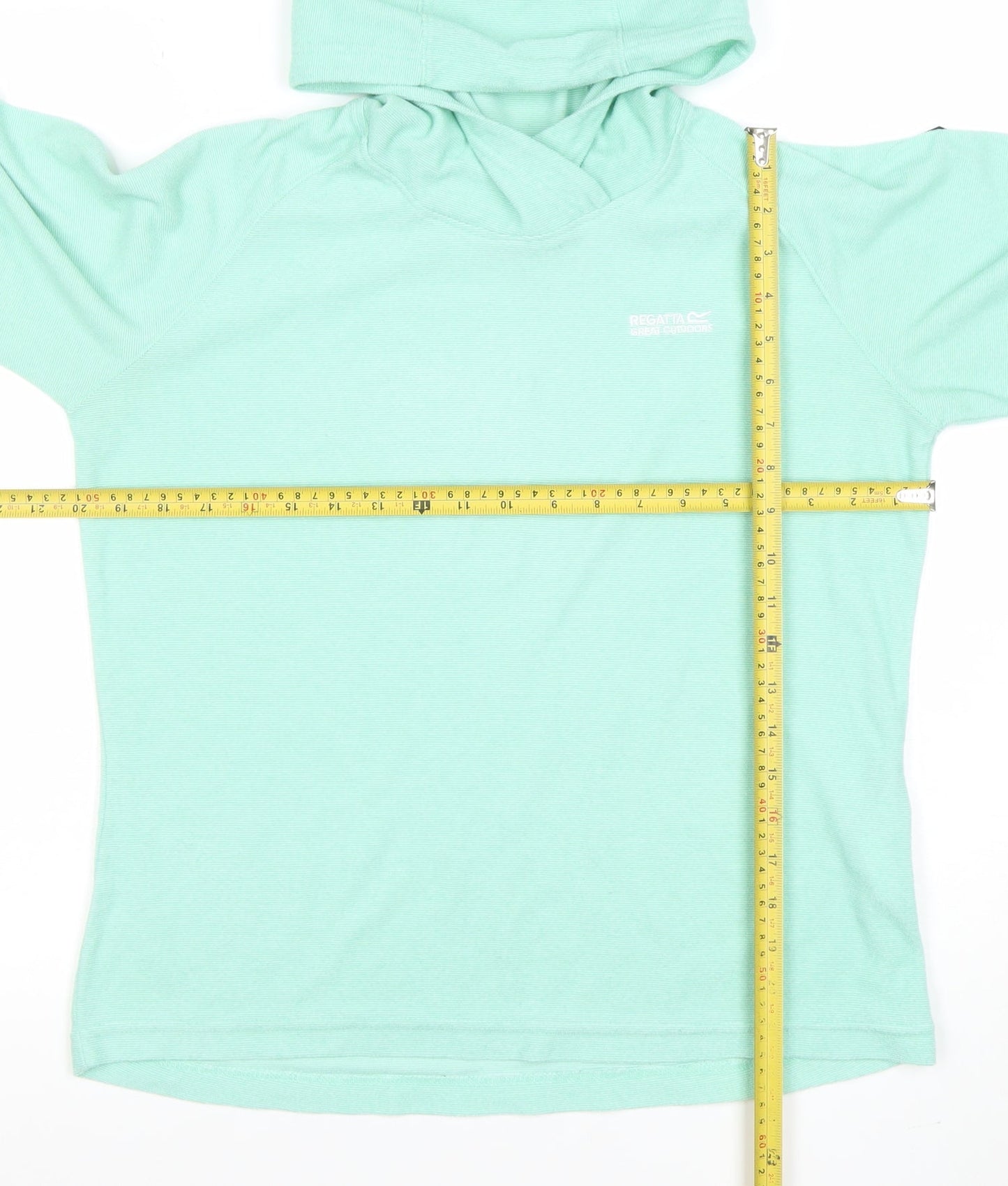 Regatta Women Mint Green Size 14 Hooded Pullover Sweatshirt