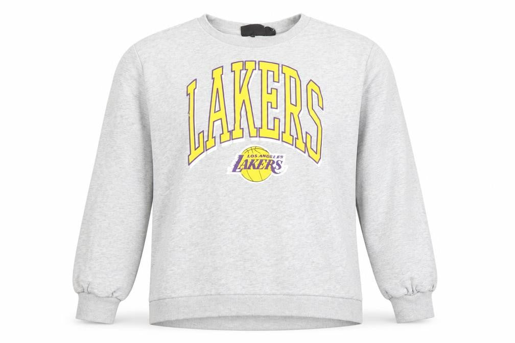 NBA Los Angeles Lakers Womens Grey XS Pullover Sweatshirt
