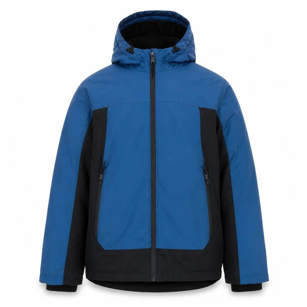 Marks & Spencer Boys Blue Hooded Puffer Jacket 11-12 Years Water Resistant