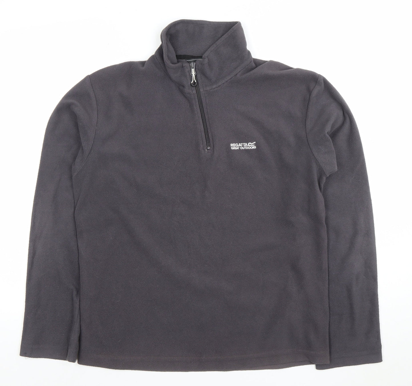 Regatta Men’s Grey Fleece 1/4 Zip Pullover Sweatshirt Size S