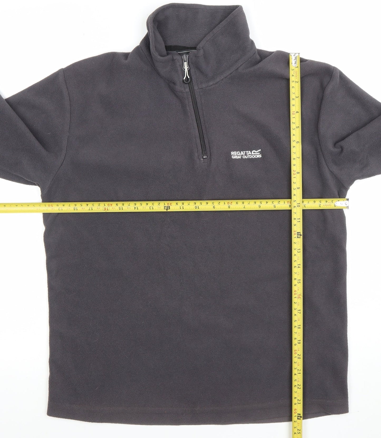 Regatta Men’s Grey Fleece 1/4 Zip Pullover Sweatshirt Size S