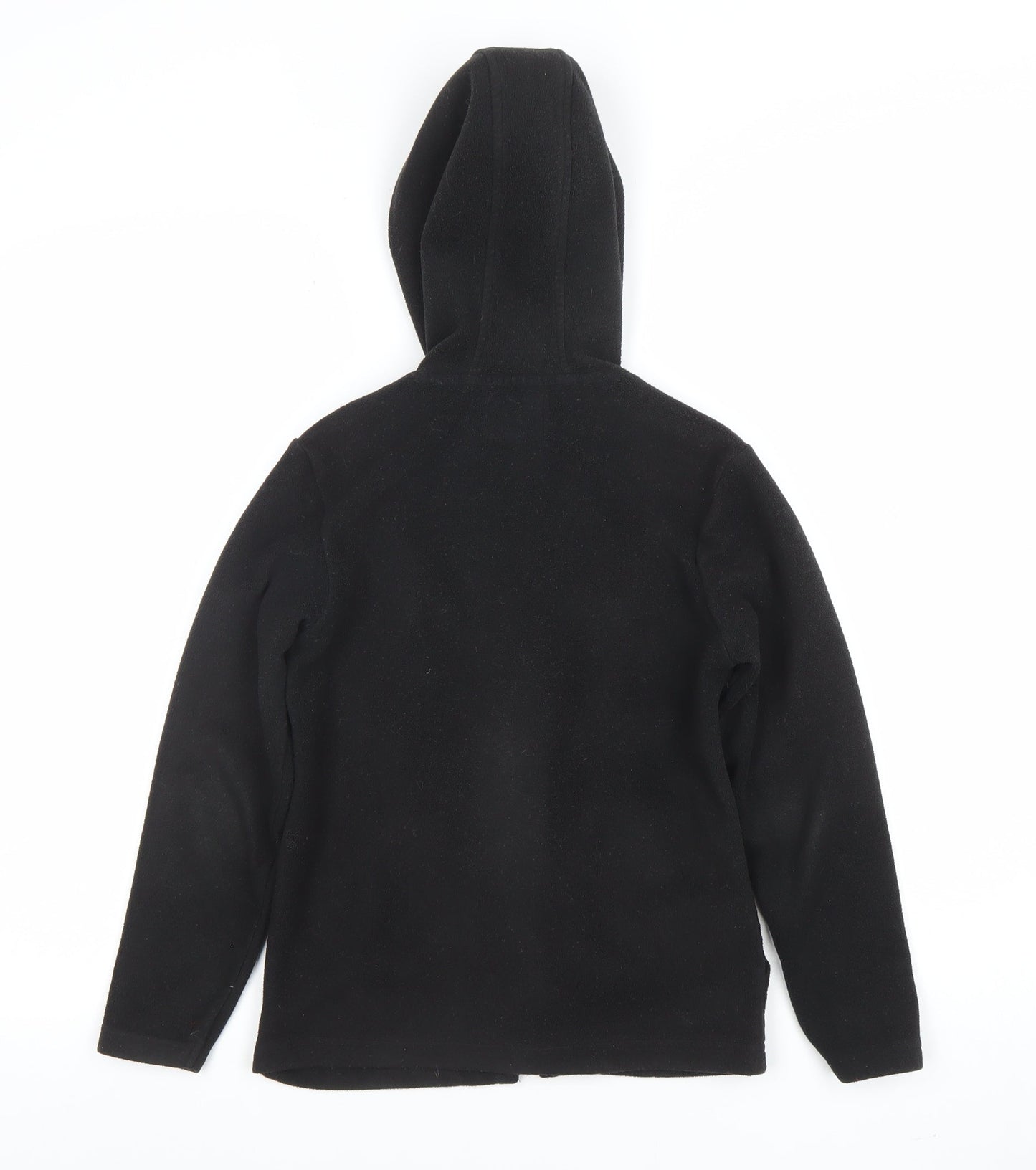 Mountain Warehouse Boys Black Hooded Fleece Jacket 9-10 Years