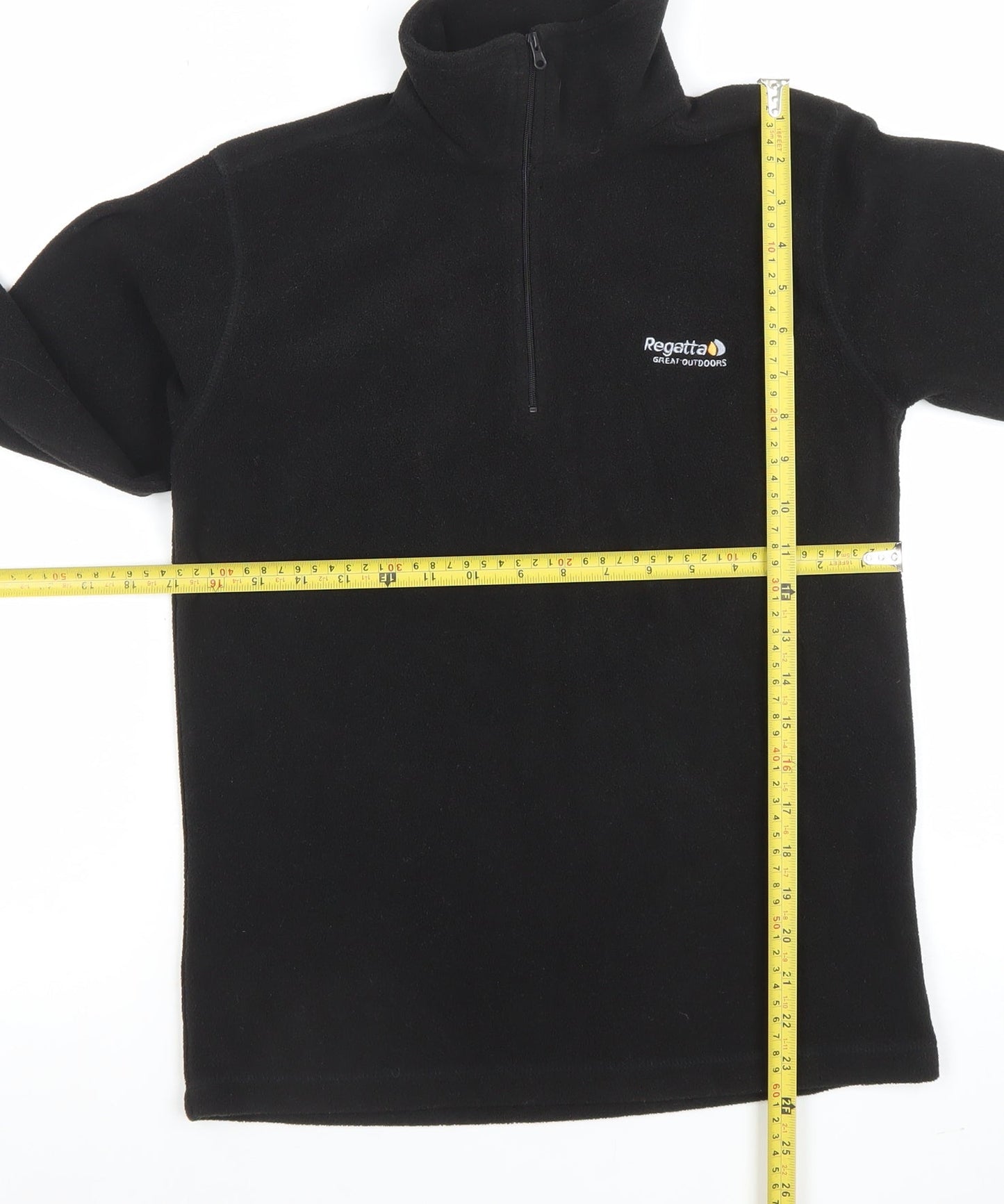 Regatta Women's Black Size 12 1/2 Zip Fleece Sweatshirt Outdoor Wear