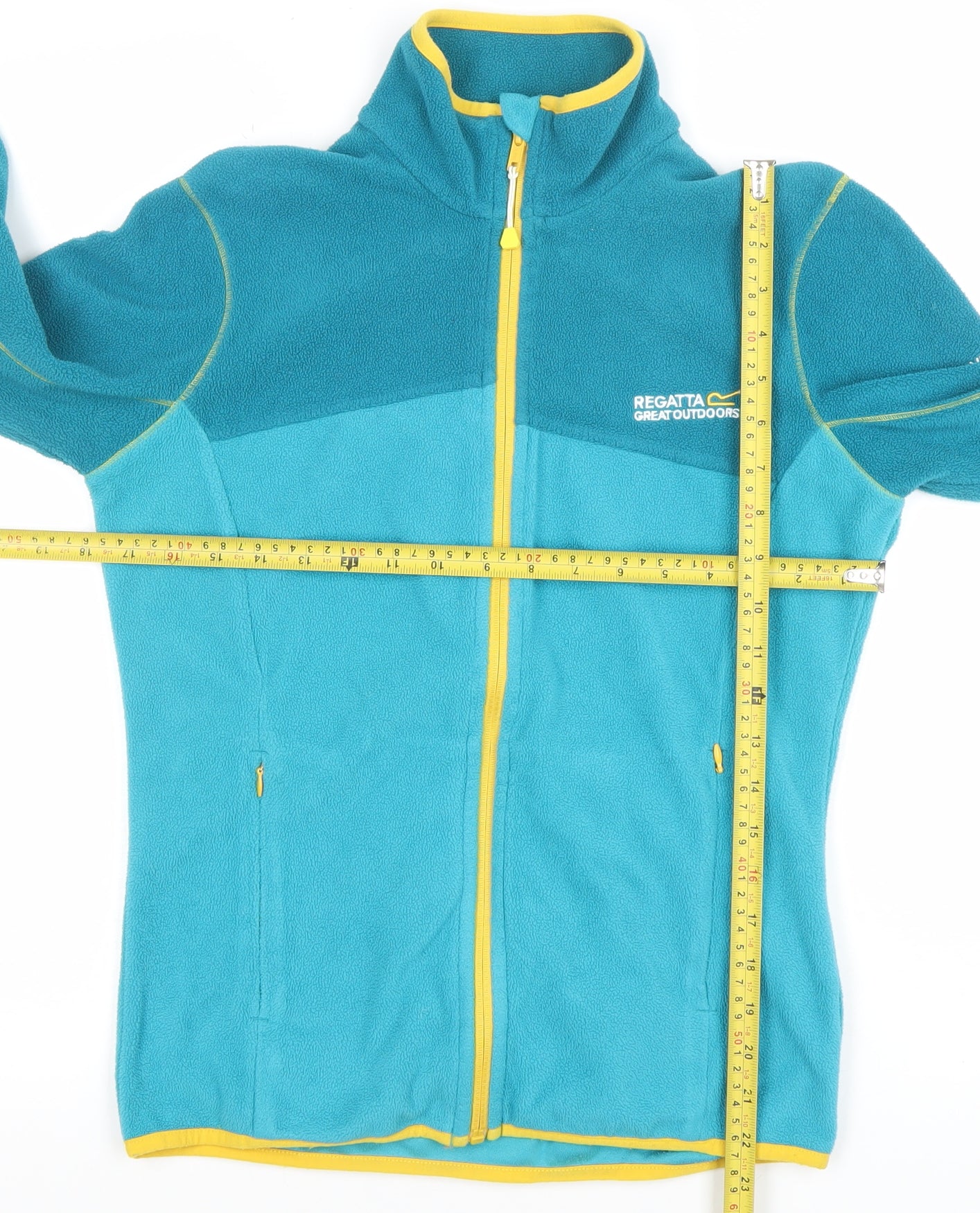Regatta Women's Blue Full Zip Fleece Jacket Size 8