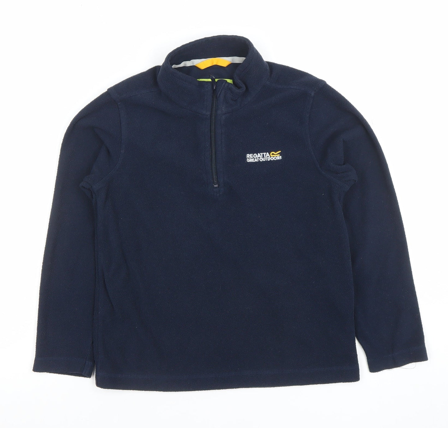 Regatta Boys Navy Fleece 1/2 Zip Pullover Sweatshirt 9-10 Years