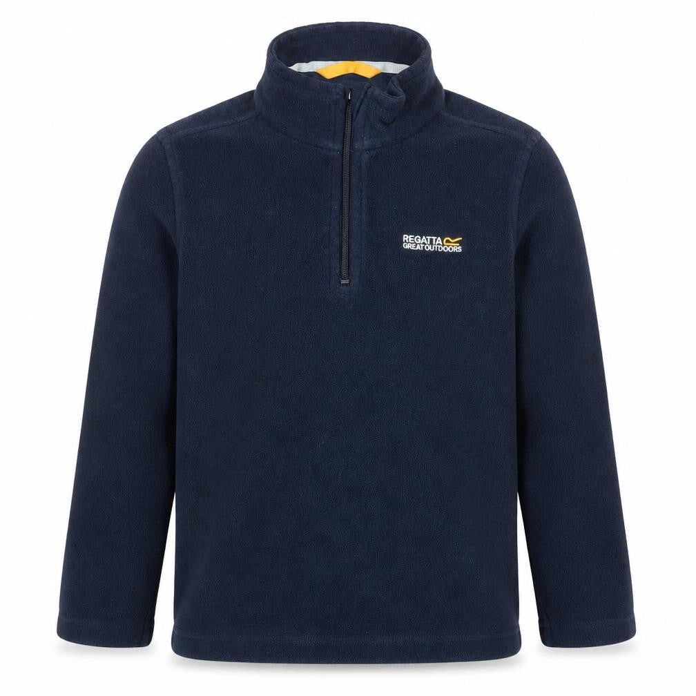 Regatta Boys Navy Fleece 1/2 Zip Pullover Sweatshirt 9-10 Years