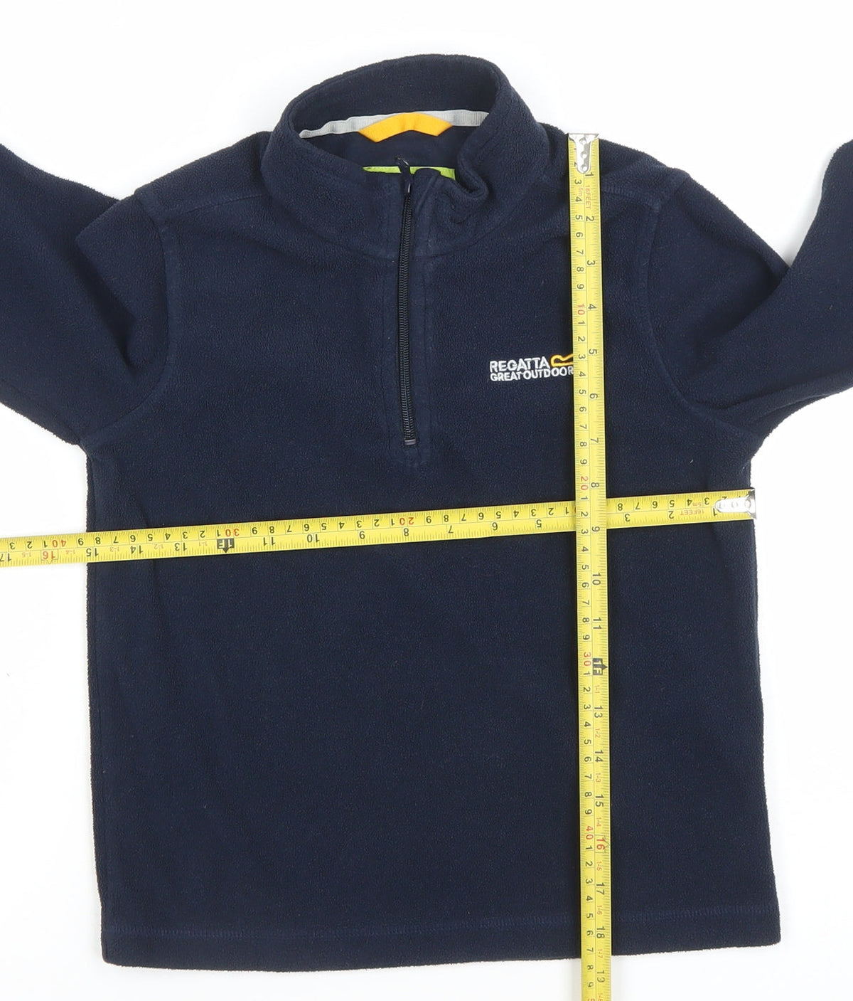 Regatta Boys Navy Fleece 1/2 Zip Pullover Sweatshirt 9-10 Years