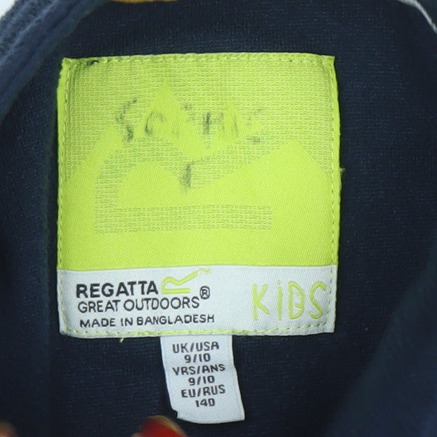 Regatta Boys Navy Fleece 1/2 Zip Pullover Sweatshirt 9-10 Years