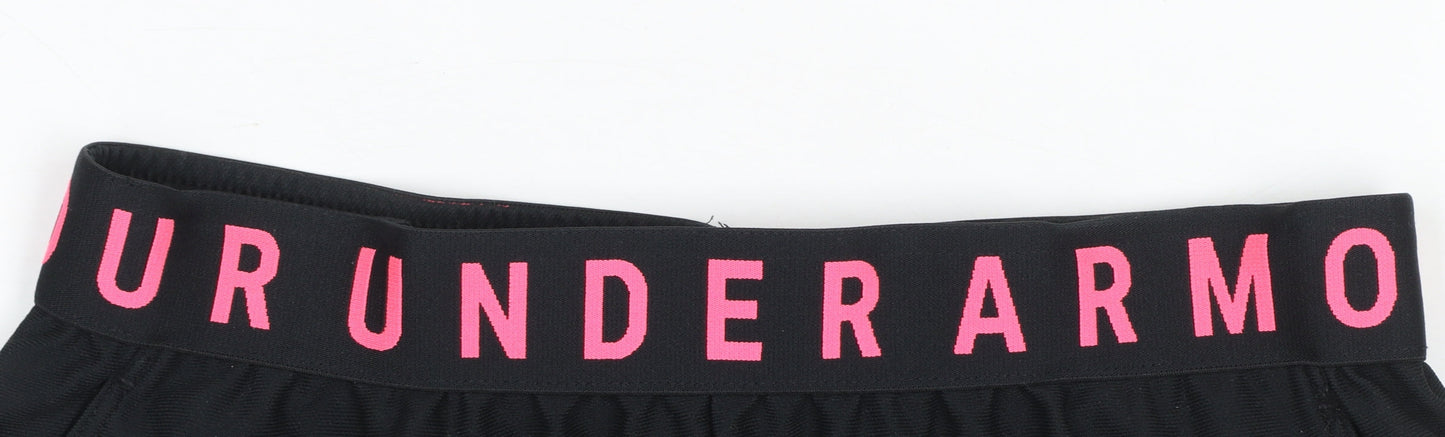 Under Armour Women’s Black XS HeatGear Athletic Running Shorts