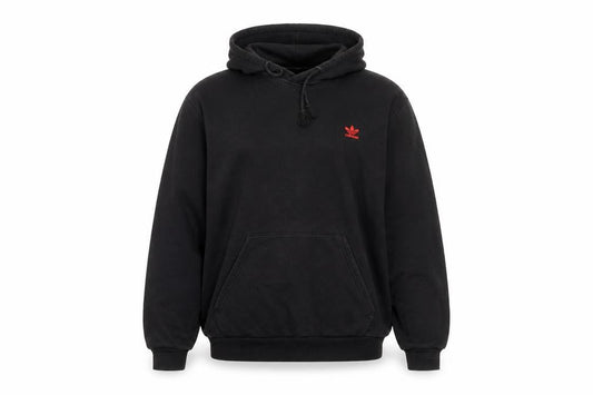 Adidas Womens Black XL Pullover Hoodie Cotton Blend Casual