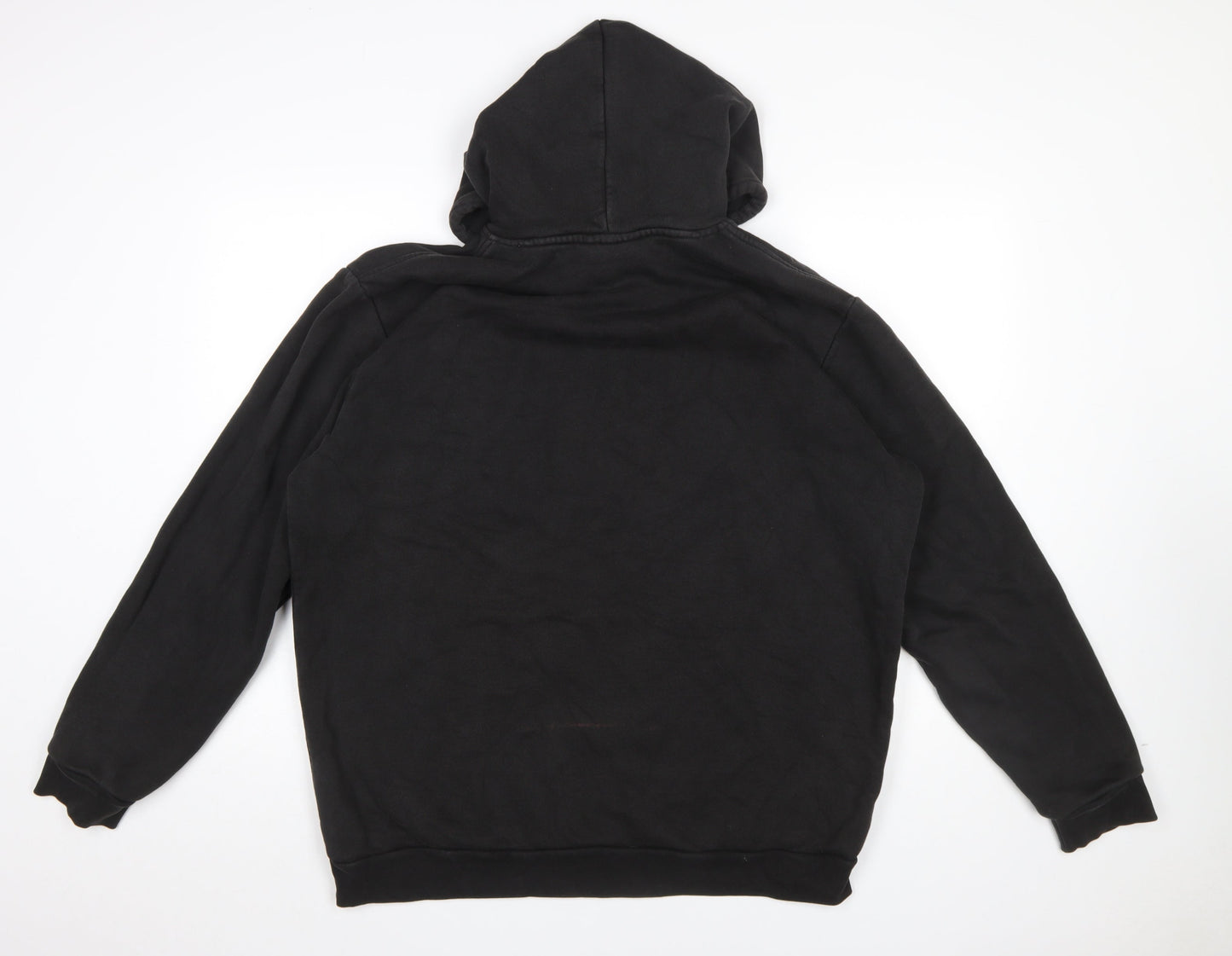 Adidas Womens Black XL Pullover Hoodie Cotton Blend Casual
