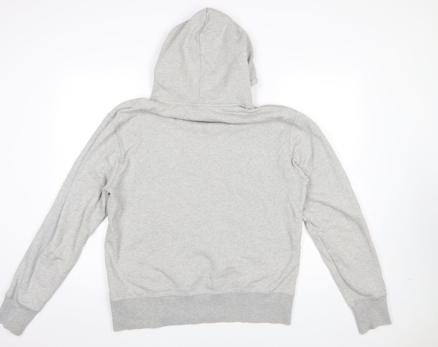 Edmond Studios Mens Grey Medium Pullover Hoodie Embroidered No Bad Days